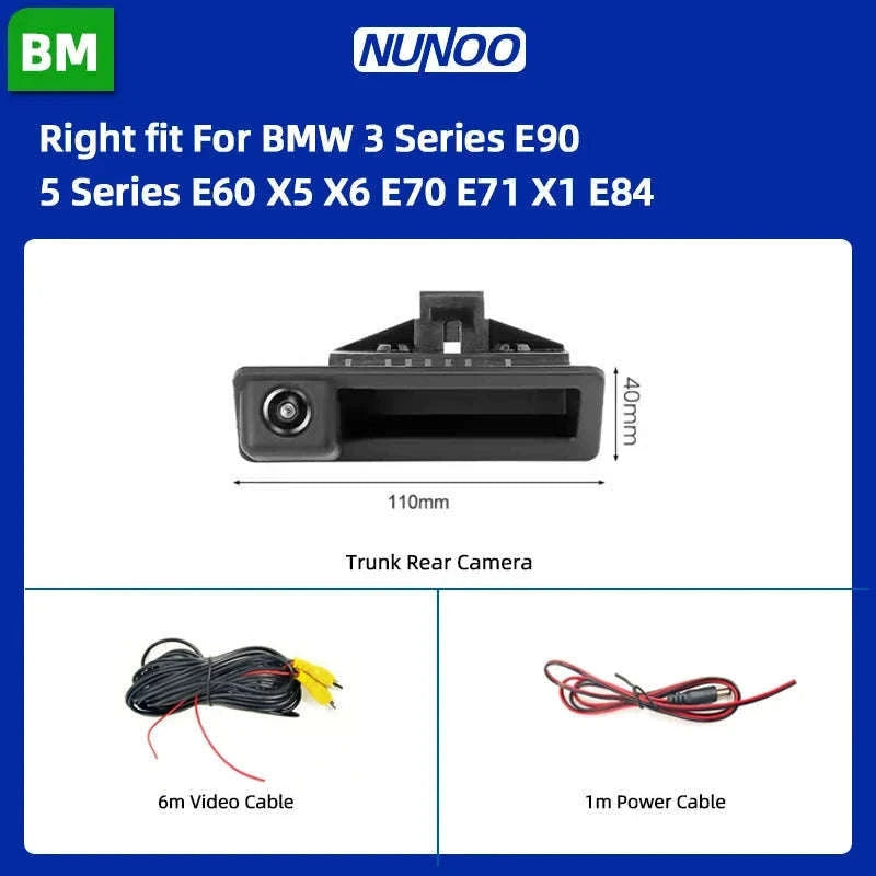 1080P HD Rear View Camera 170° Night Vision for Audi BMW Mercedes-L900