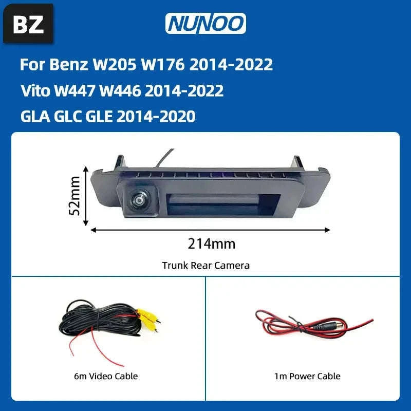 1080P HD Rear View Camera 170° Night Vision for Audi BMW Mercedes-L900
