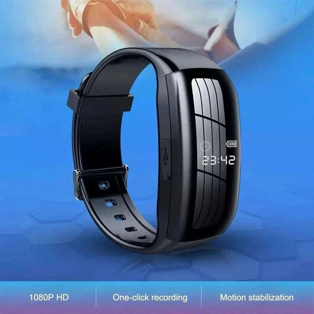 1080P HD Recording Watch with Video, Voice Recorder & Photo Capture-black / 16 GB
