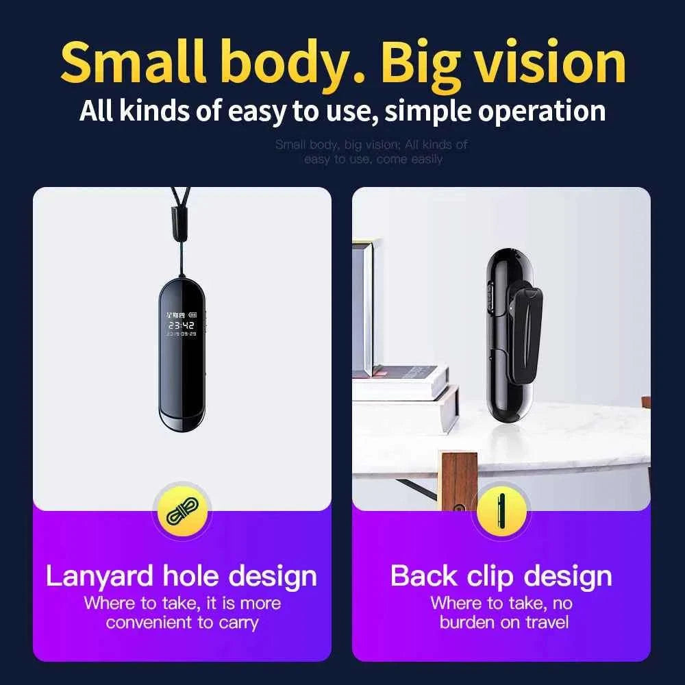 1080P Hidden Action Camera with Voice Recorder and Clip-V8 / 8G
