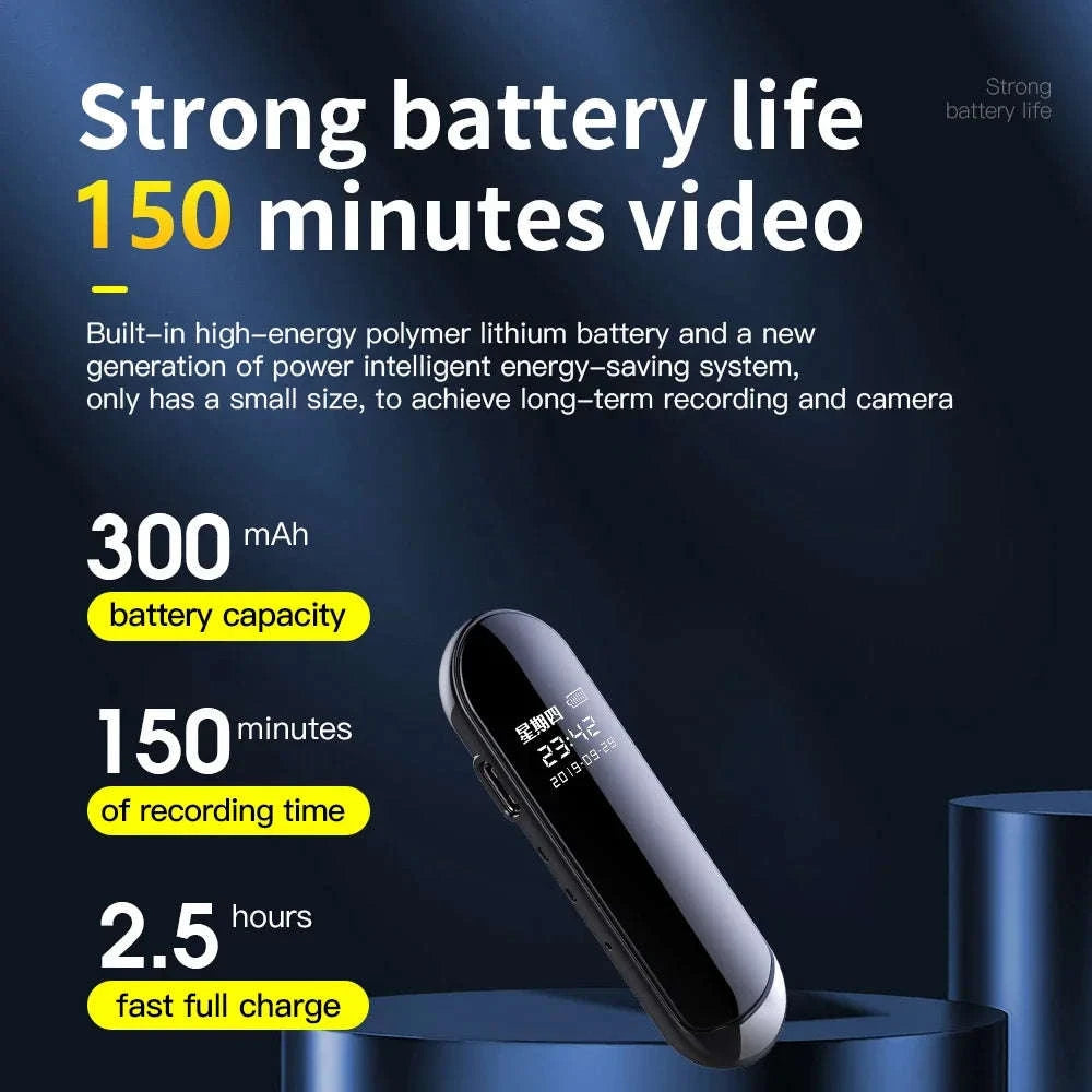 1080P Hidden Action Camera with Voice Recorder and Clip-V8 / 8G