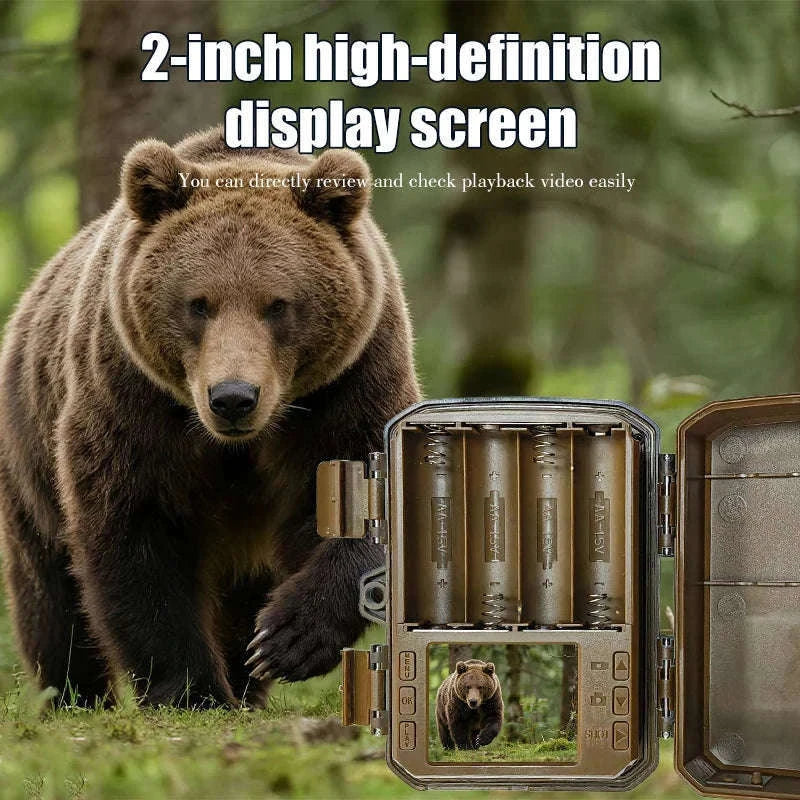 1080P Hunting Camera with Night Vision, 120° Detection, IP65-2PCS DL003 None card / China Mainland