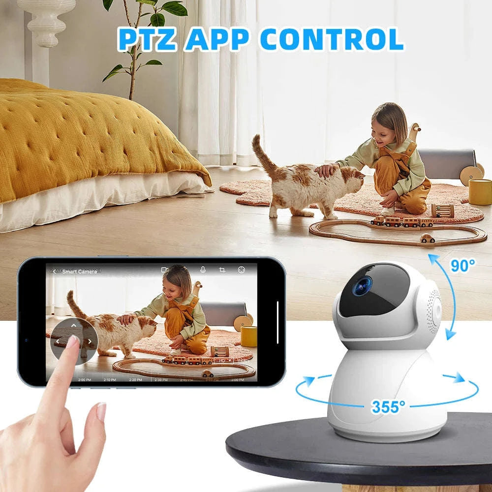 1080P Indoor WiFi Security Camera with 360° Tracking-1 / United States