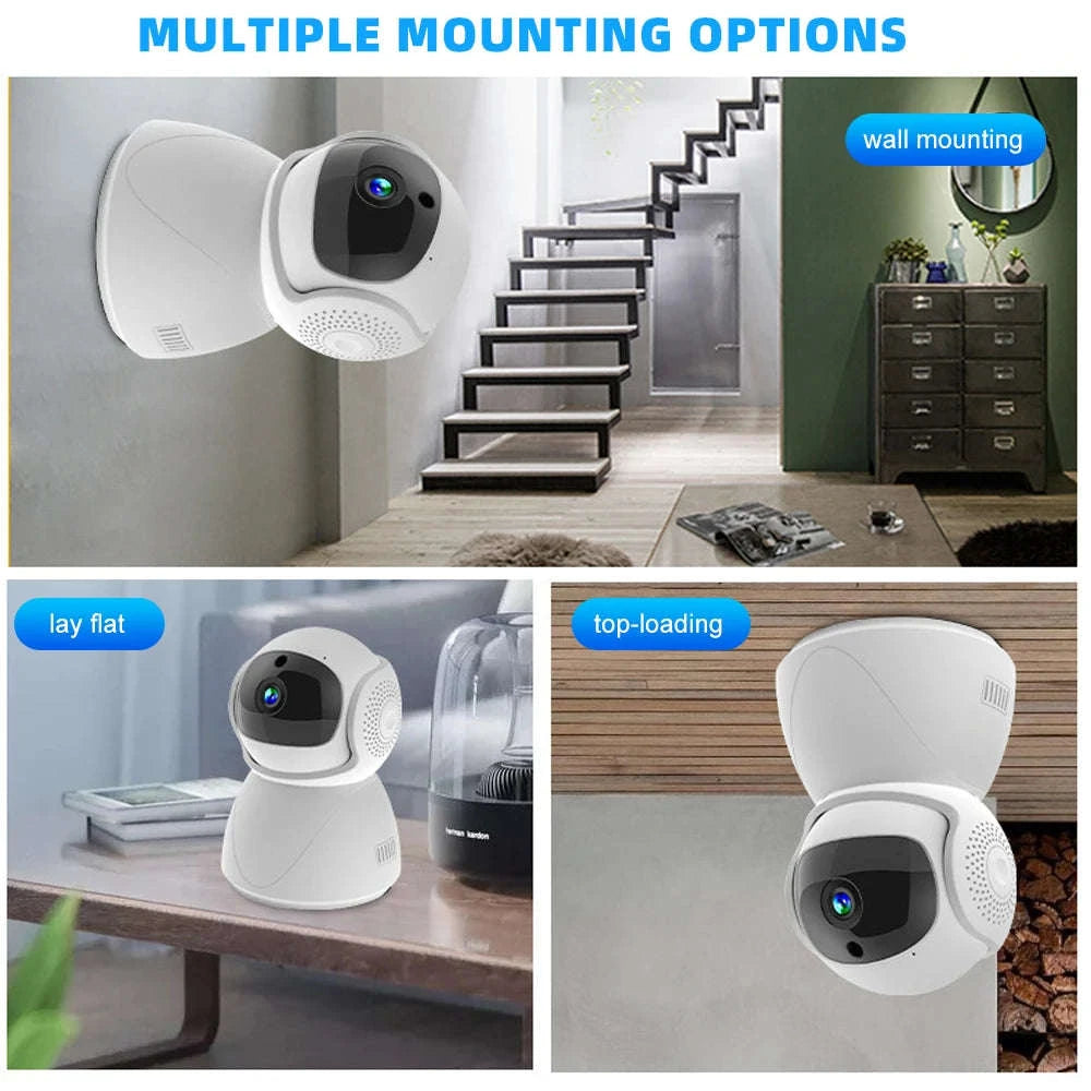 1080P Indoor WiFi Security Camera with 360° Tracking-1 / United States