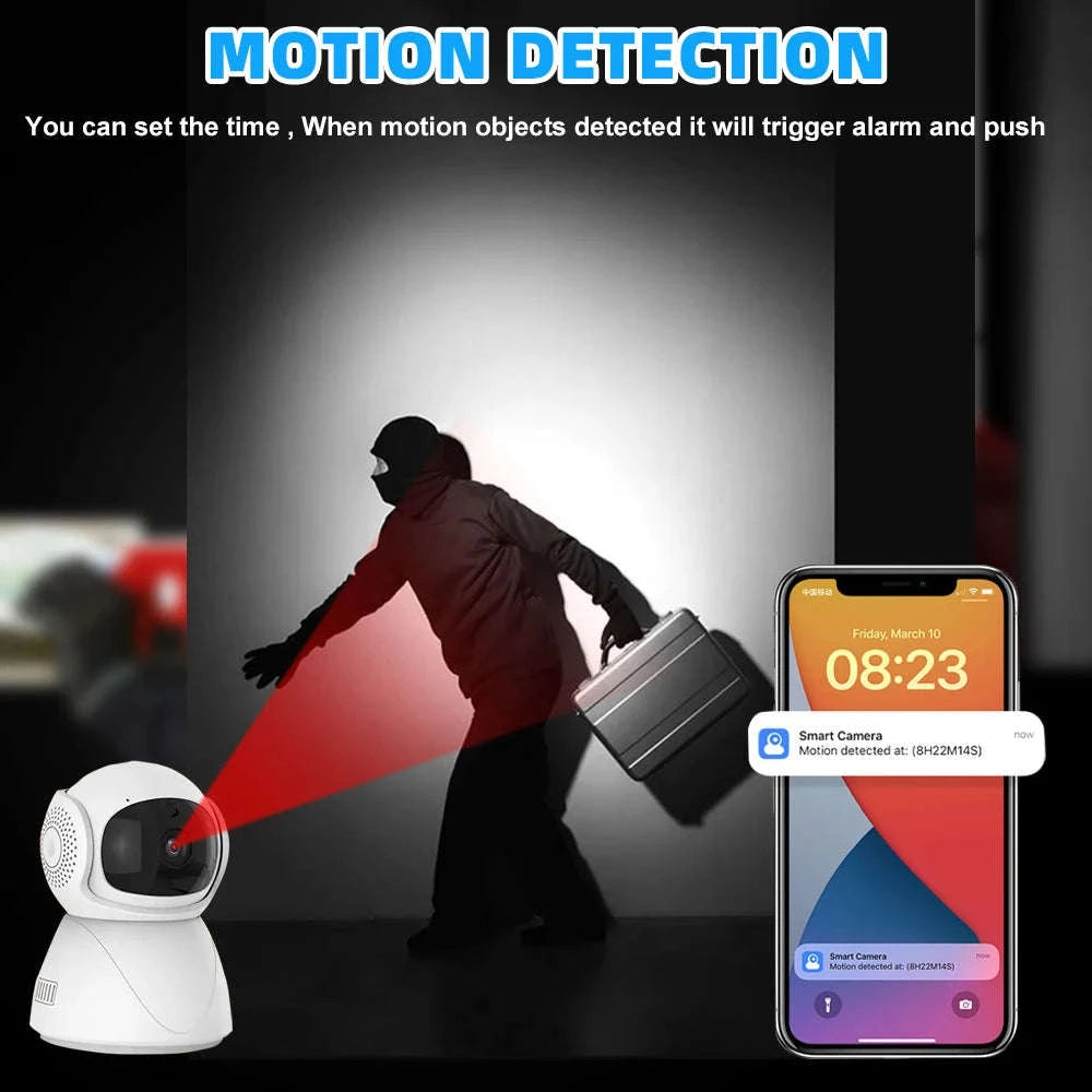 1080P Indoor WiFi Security Camera with 360° Tracking-1 / United States