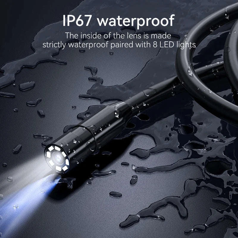 1080P Industrial Endoscope Camera with 4.3" IPS Screen-dual lens / United States / 10m