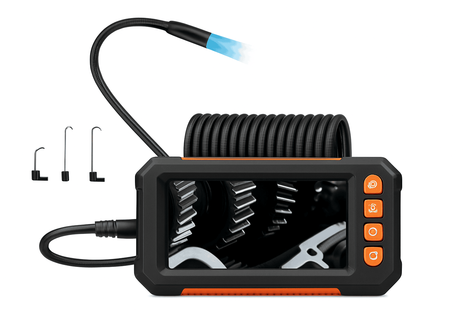 1080P Industrial Endoscope Camera with 4.3" IPS Screen-dual lens / United States / 10m