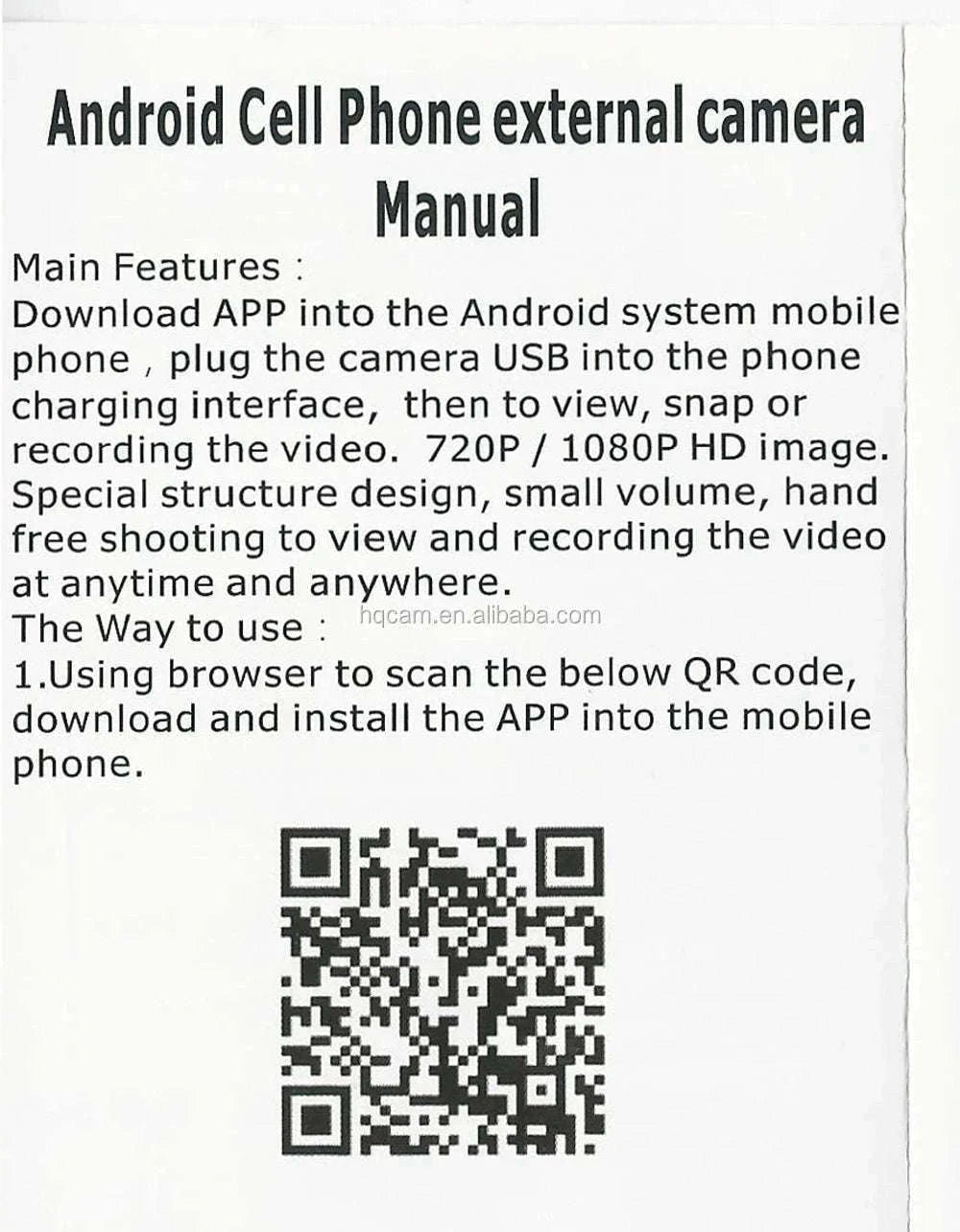 1080P Micro UVC OTG USB Mini Camera for Phones and Computers-type-c  1080P