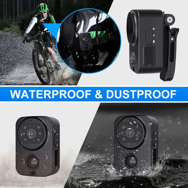 1080P Mini Body Camera Waterproof with Night Vision & PIR Motion Sensor-Waterproof Camera Ad