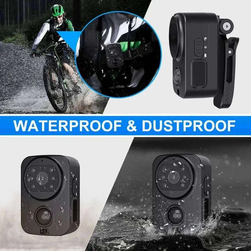 1080P Mini Body Camera Waterproof with Night Vision & PIR Motion Sensor-Waterproof Camera Ad