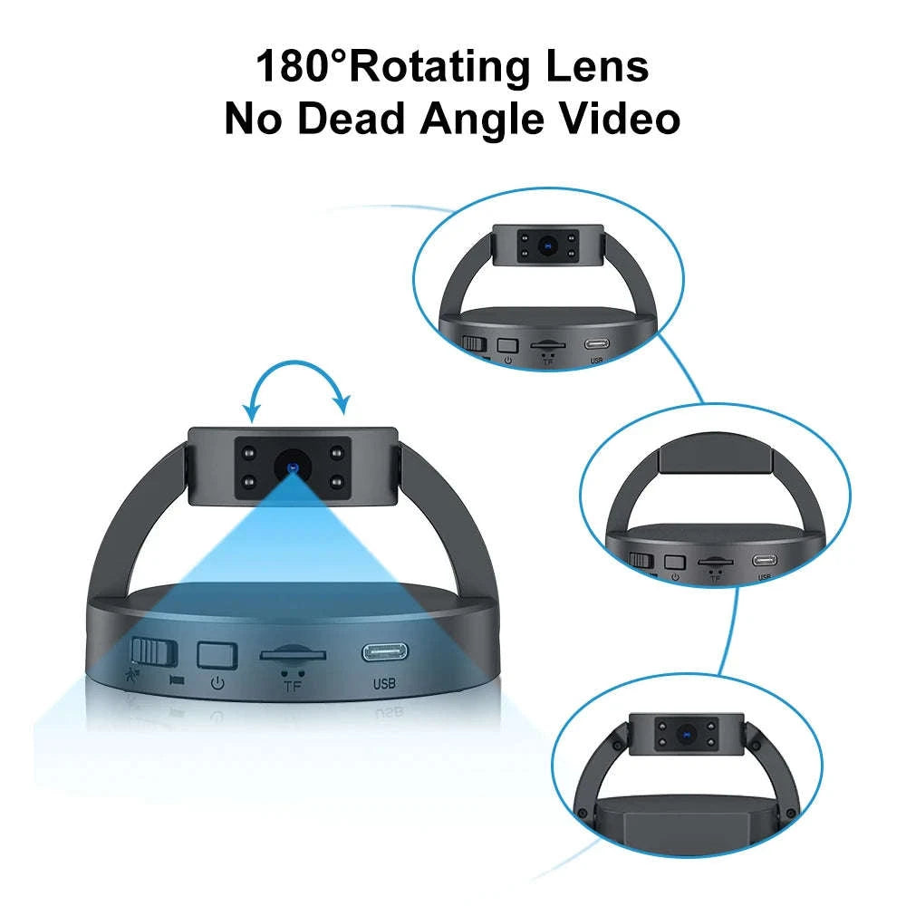 1080P Mini Camera with Motion Detection and 9-10 Hour Battery-MD35 / Only Camera