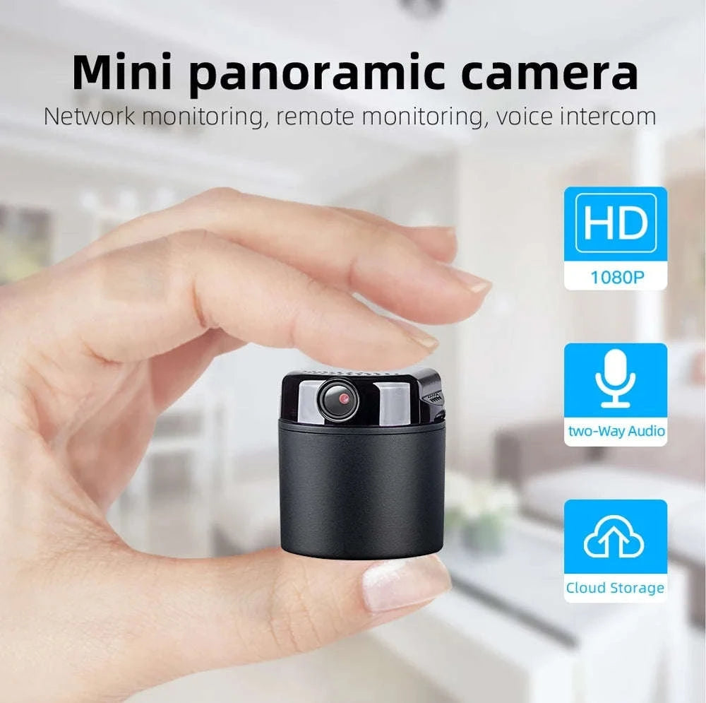1080P Mini HD Camera Wireless WiFi Security Cam with Night Vision-Wifi mini cam / cam add 8gb card