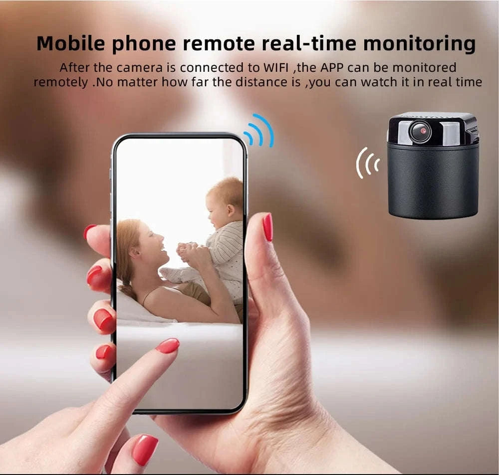 1080P Mini HD Camera Wireless WiFi Security Cam with Night Vision-Wifi mini cam / cam add 8gb card