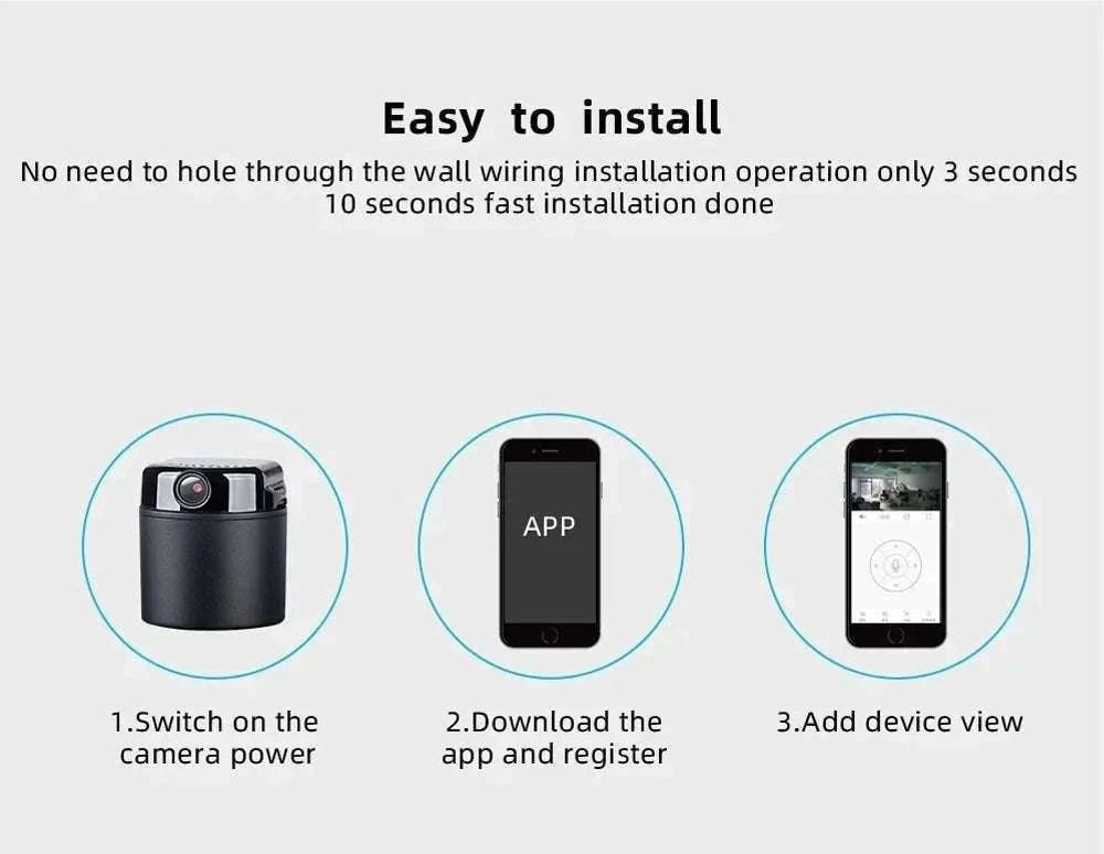 1080P Mini HD WiFi Security Camera with Night Vision-Wifi mini cam / cam add 8gb card