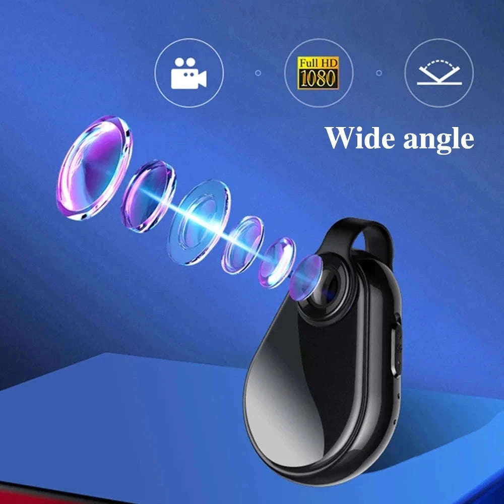 1080P Mini Hidden Camera Necklace with Wide Angle & Audio Recording-V2 / 16G