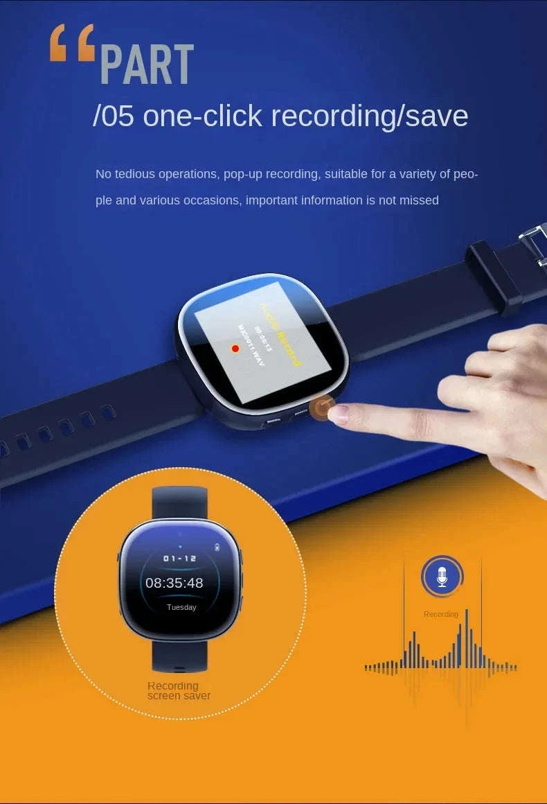 1080P Mini Watch Camera Recorder-V12 / 8GB