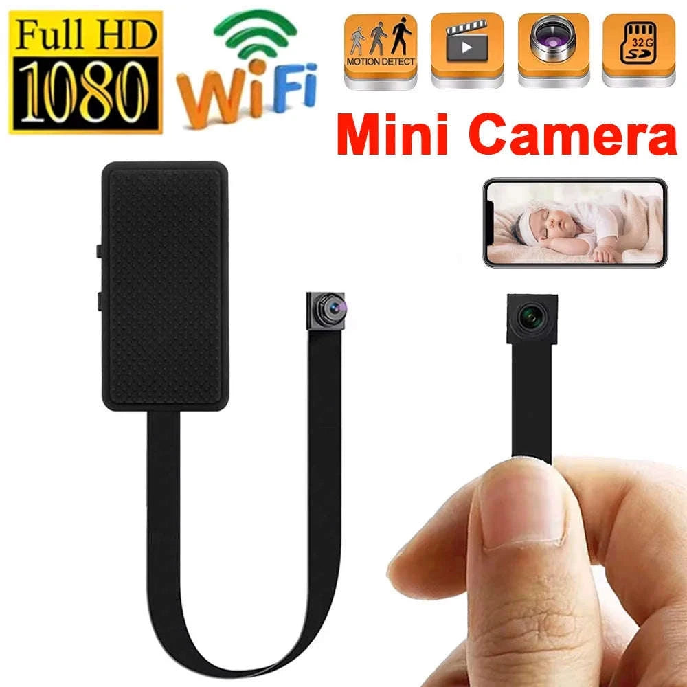 1080P Mini WiFi Camera with Remote Viewing & Motion Detection-B