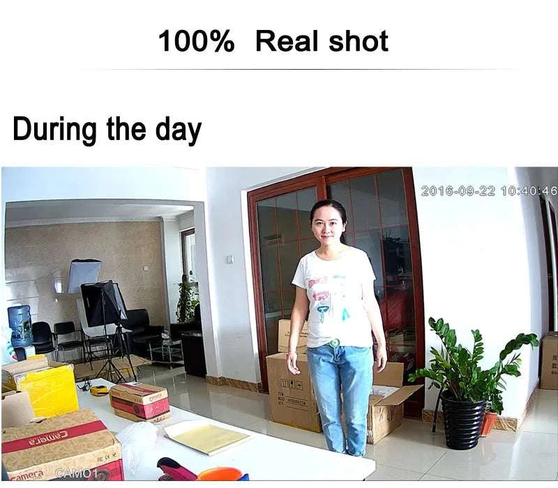 1080P Mini WiFi Security Camera with Audio and Motion Alerts-1080P With Adapter / AU Plug / 3.6mm
