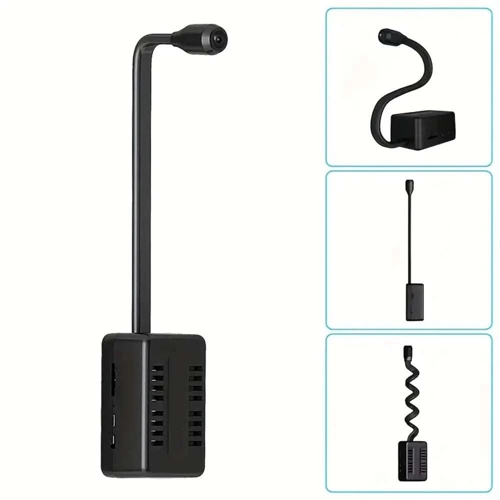 1080P Mini WiFi Security Camera with Motion Alerts & Remote View-Black / No TF Card