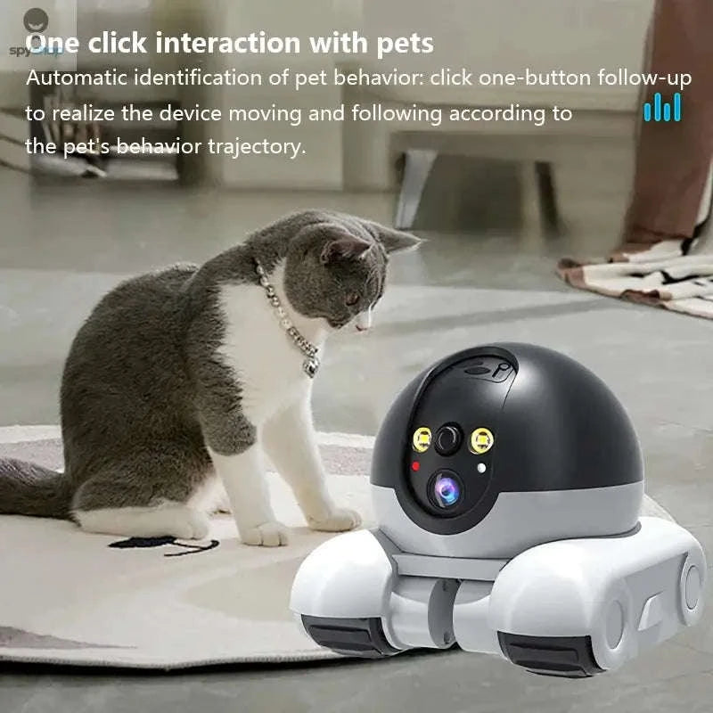 1080P Pet Tracking Camera for Smart Home Monitoring-with 128G Card / US Plug