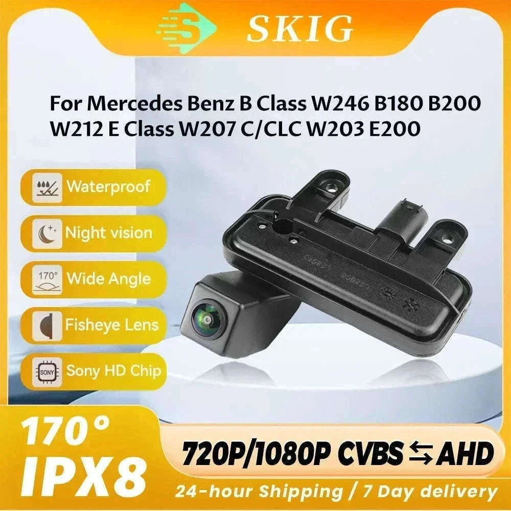 1080P Rear View Backup Camera for Mercedes Benz W203 W207 W212 W246-For-Benz-E-Class / China Mainland / AHD1080P-170Deg
