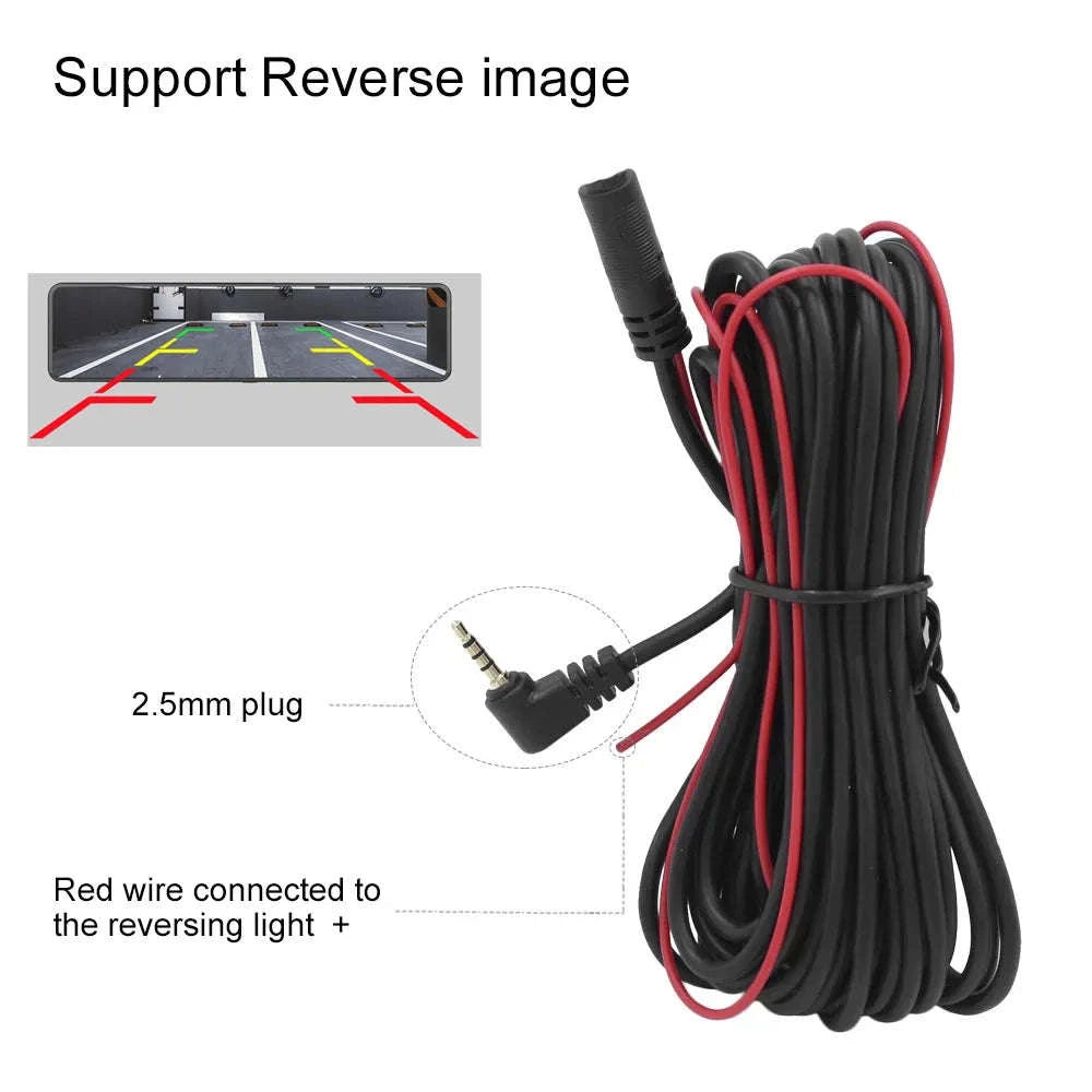 1080P Rear View Camera 2.5mm 4Pin for Car DVR Mirror Dash Cam-4pin 1080p
