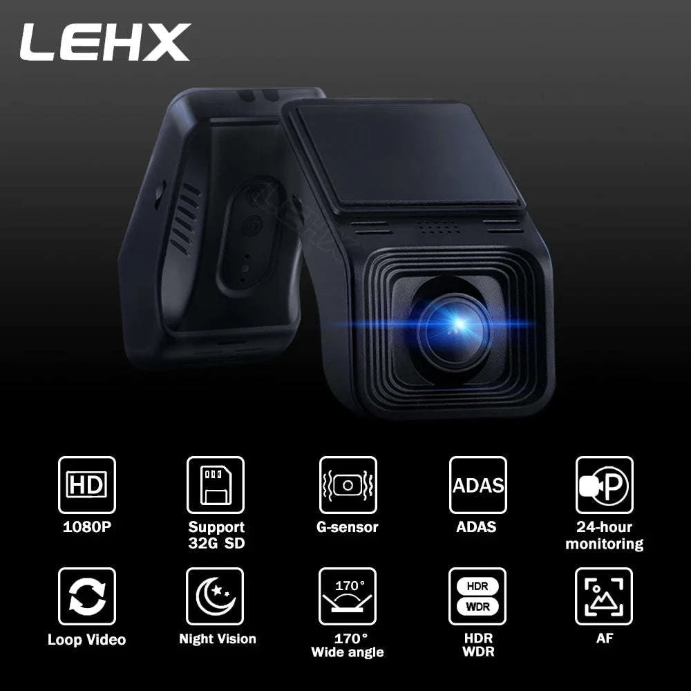 1080P USB Dash Cam for Android Car Stereo with ADAS Alerts-1080P-DVR / 64G CARD