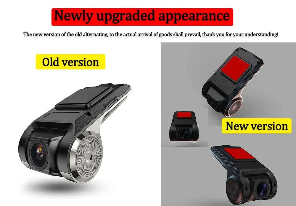 1080P USB Dash Camera with ADAS Alerts for Android Head Units-NO Card