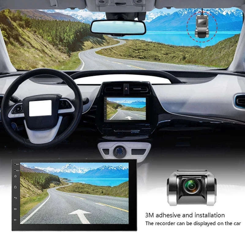 1080P USB Dash Camera with ADAS Alerts for Android Head Units-NO Card