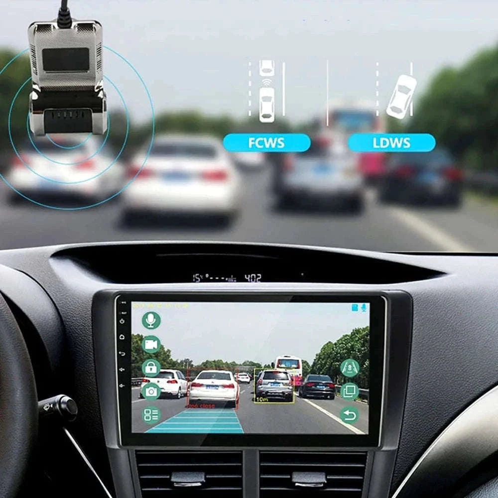 1080P USB Dash Camera with ADAS Alerts for Android Head Units-NO Card
