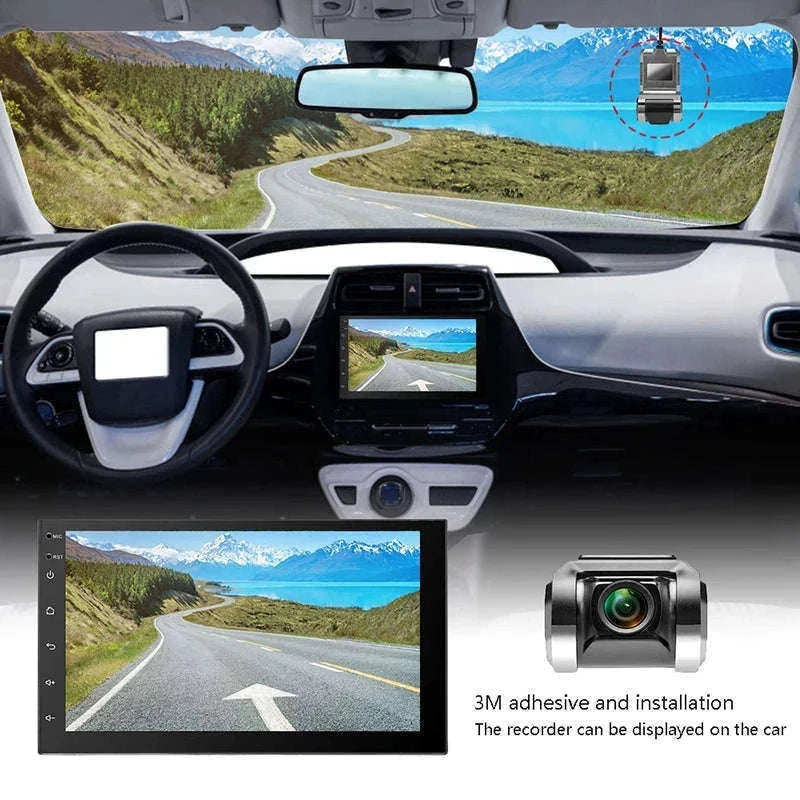 1080P USB Dash Camera with ADAS Alerts for Android Head Units-NO Card