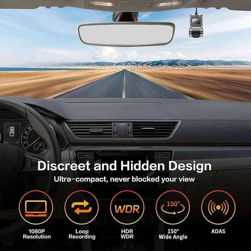 1080P USB Dash Camera with ADAS Alerts for Android Head Units-NO Card