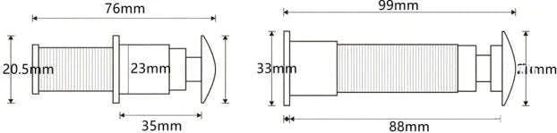 1080P USB Peephole Camera with Wide-Angle Door View-1.78mm lens