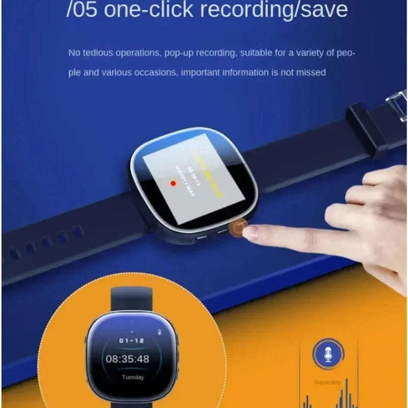 1080P Watch Mini Camera with Audio Recording-64GB / China Mainland