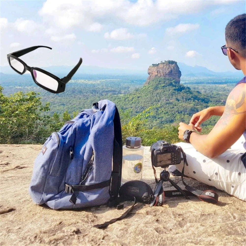 1080P Wearable Camera Glasses for Sports, Travel & Daily Recording-SM13A / China Mainland