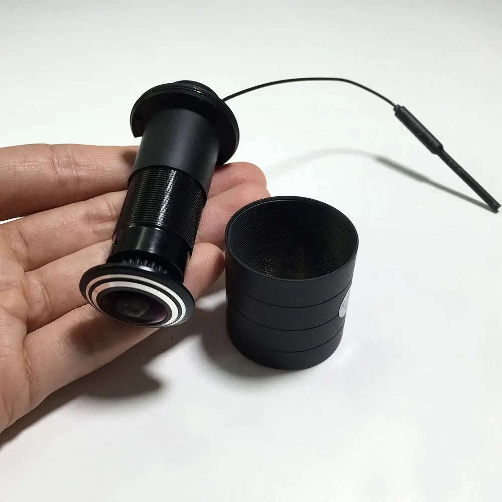 1080p Wi-Fi Peephole Door Camera with Night Vision & Motion Alerts-add 32G TF