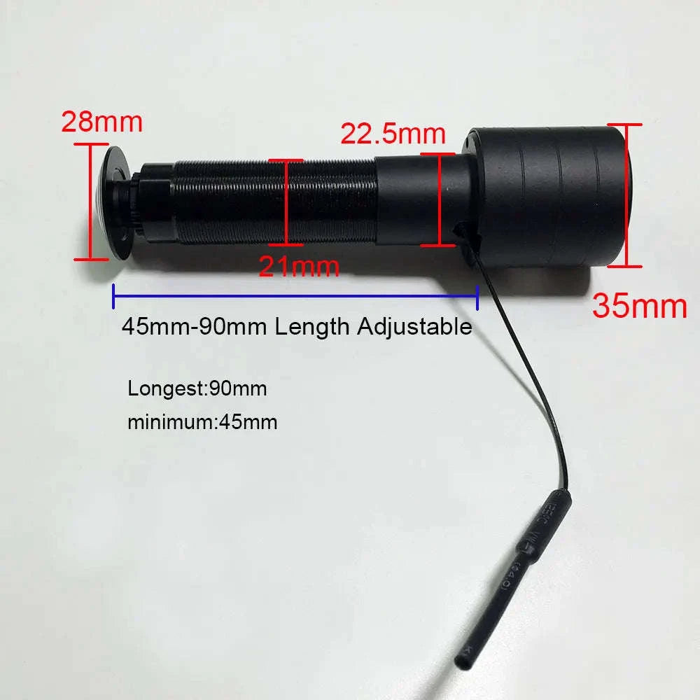 1080p Wi-Fi Peephole Door Camera with Night Vision & Motion Alerts-add 32G TF