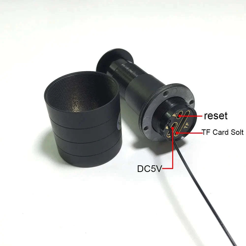 1080p Wi-Fi Peephole Door Camera with Night Vision & Motion Alerts-add 32G TF