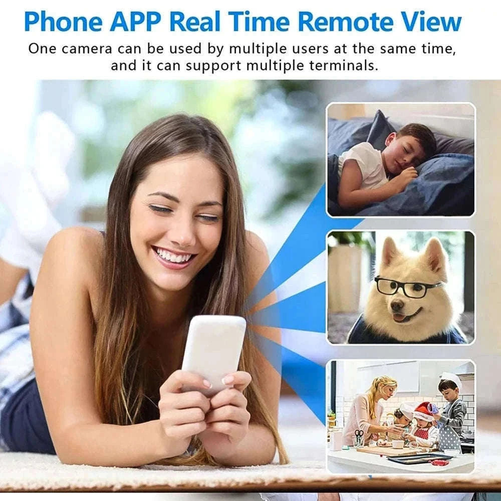 1080P WiFi Mini Camera Module with Motion Detection & 120° Wide Angle-Regular style / No TF Card