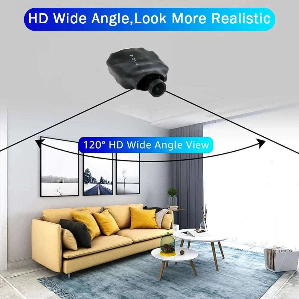 1080P WiFi Mini Camera Module with Motion Detection & 120° Wide Angle-Regular style / No TF Card