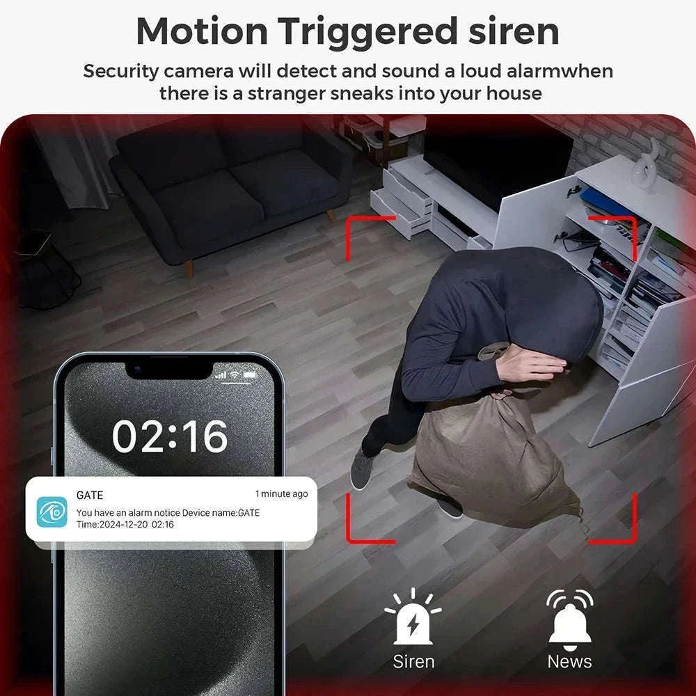 1080P WiFi Mini Camera Module with Motion Detection & 120° Wide Angle-Regular style / No TF Card