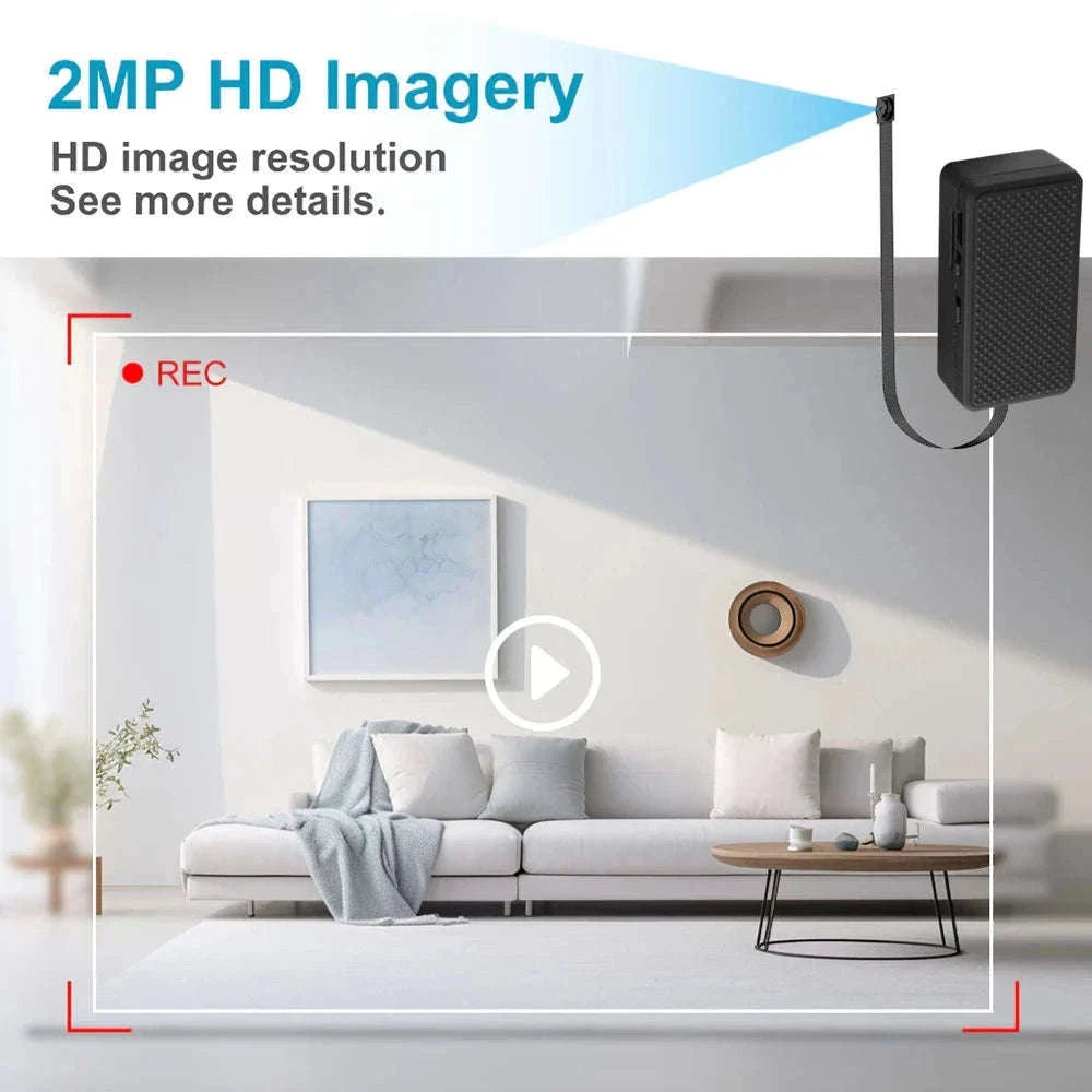 1080P WiFi Mini Camera with Remote Viewing & Motion Detection-B with 32GB Card