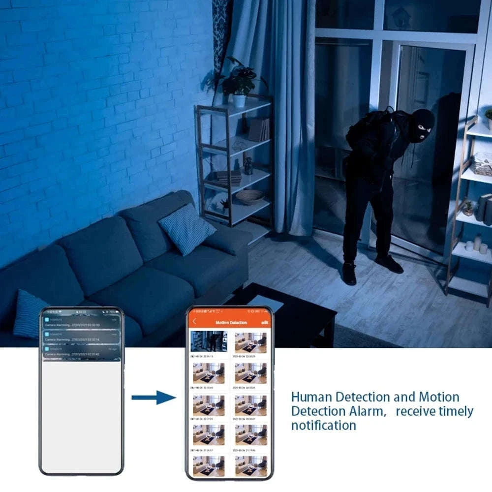 1080P WiFi Mini Camera with Remote Viewing & Motion Detection-B with 32GB Card