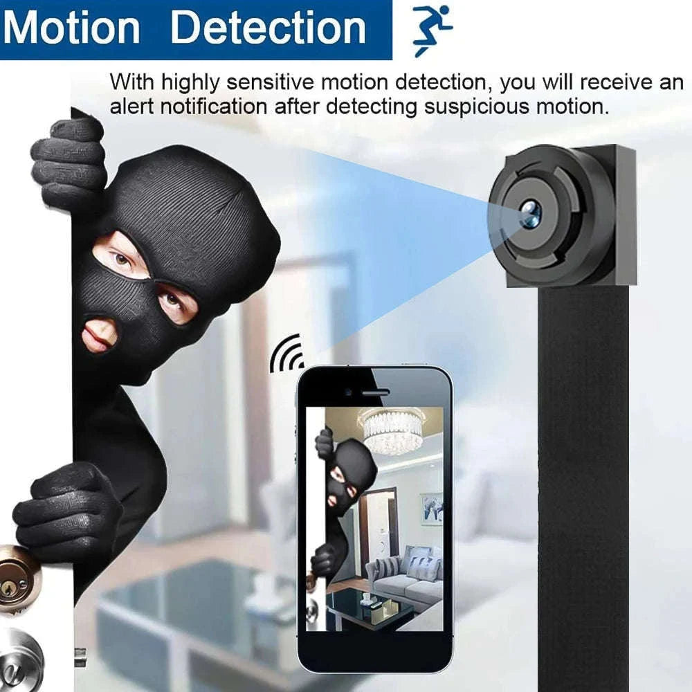 1080P WiFi Mini Camera with Remote Viewing & Motion Detection-B with 32GB Card