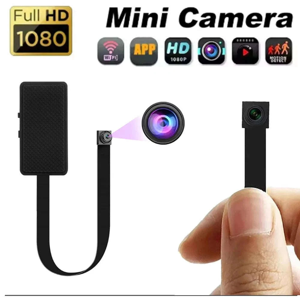1080P WiFi Mini Camera with Remote Viewing & Motion Detection-B with 32GB Card