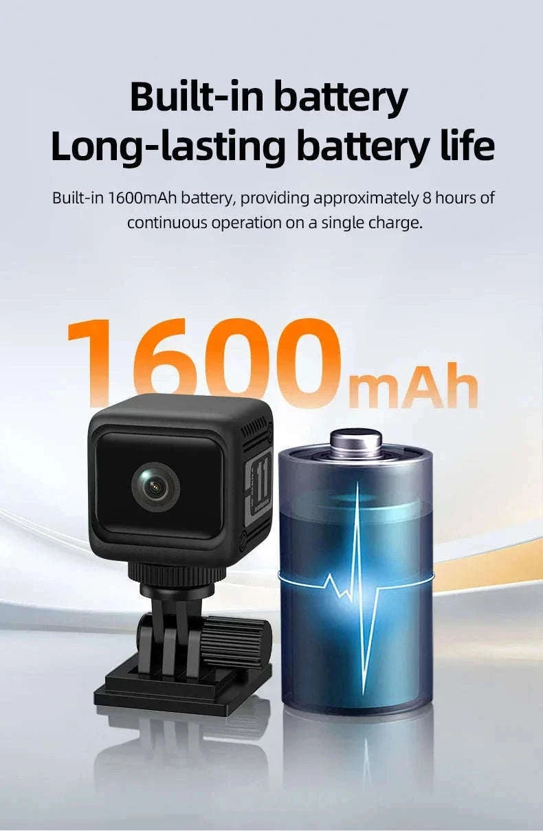 1080P WiFi Mini Security Camera with Night Vision and Motion Detection-Default Title