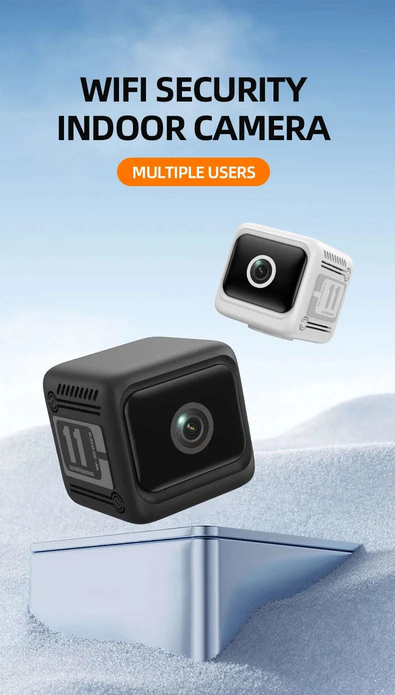 1080P WiFi Mini Security Camera with Night Vision and Motion Detection-Default Title