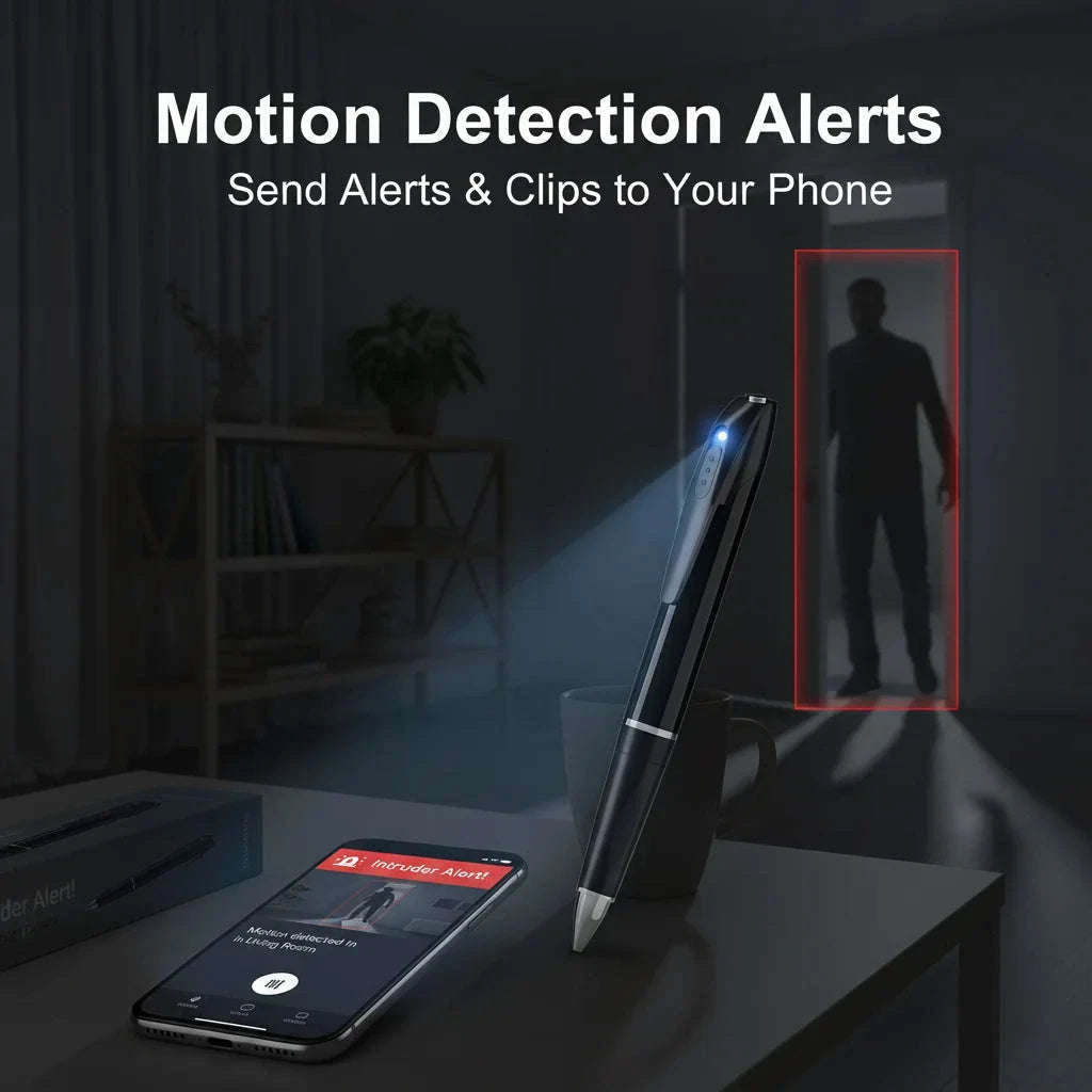 1080P WiFi Pen Camera with Motion Detection & Remote Viewing-With 16GB SD Card / United States