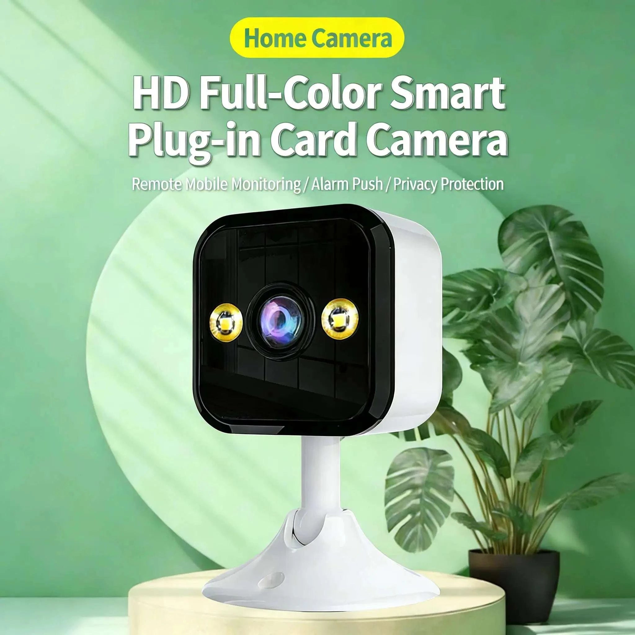1080P WiFi Security Camera Indoor Outdoor IP66 Night Vision-A13-32GB SD Card / UK Plug