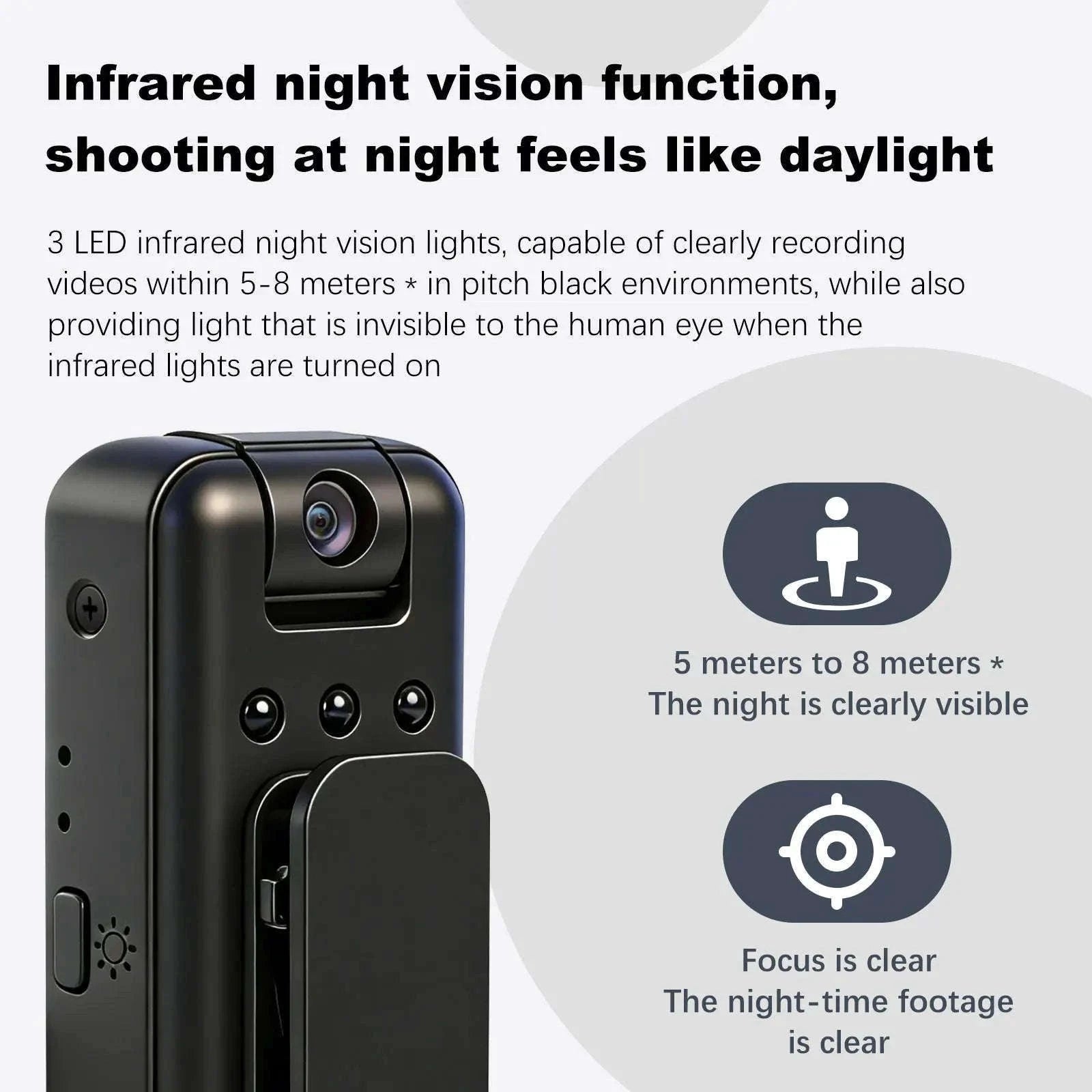 1080P Wireless HD Security Camera with Night Vision & Motion Detection-United States